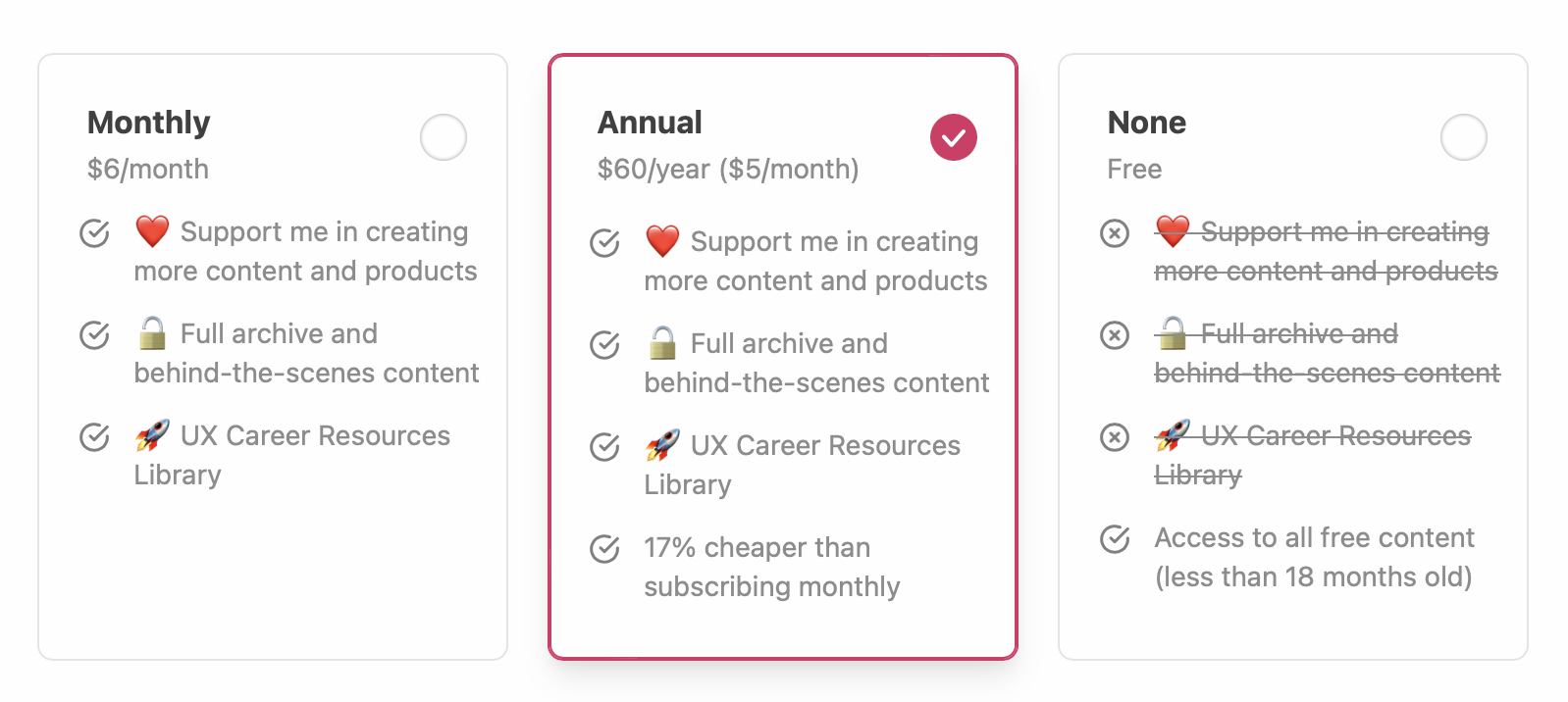 Kirill V Journal newsletter subscription options