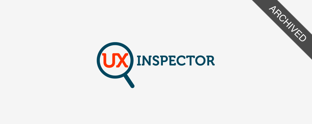 🕵️ UX Inspector - usability analysis for e-commerce companies [2017]